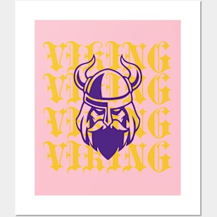 VIKINGS RETRO VINTAGED Posters and Art